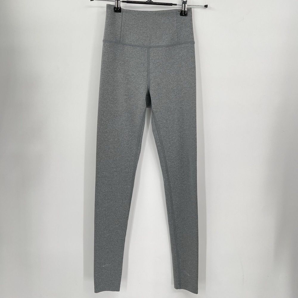 Girlfriend Collective XS Leggings Womens Grey High Rise Compressive Activewear